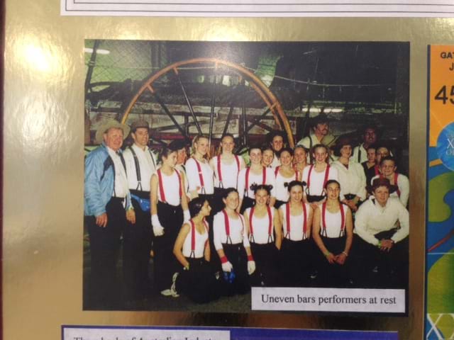 Gymnasts in The 2000 Olympic Closing Ceremony in Sydney